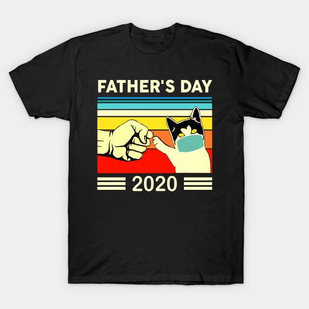 Father Day 2020 Daddy Funny Best Cat Dad Gift T-Shirt by KiraT